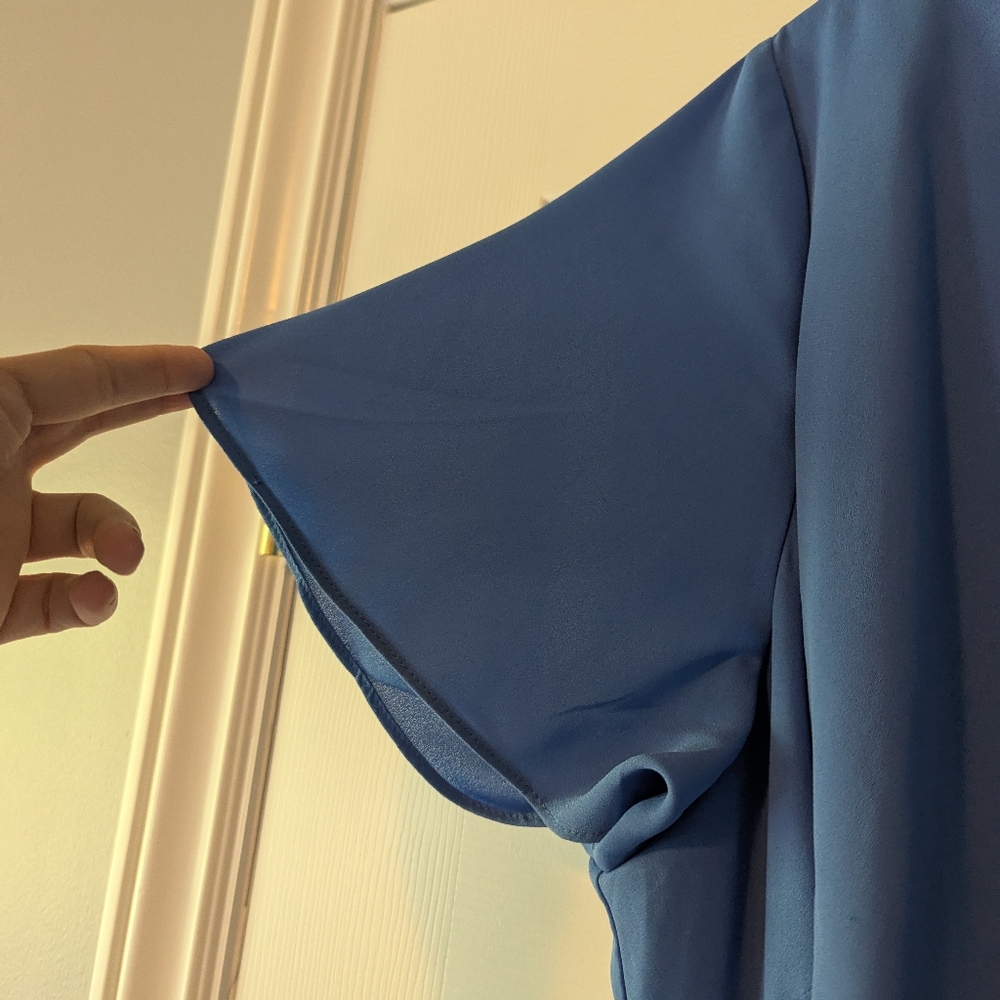 Alfani High Low Blue Dress - Picture 5 of 5